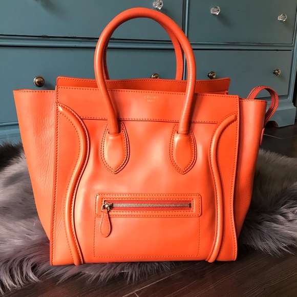 Celine Handbags - CÉLINE 🔥 MINI LUGGAGE TOTE • PRE LOVED